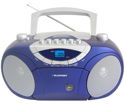 Radio i budzik Blaupunkt BB15BL niebieski
